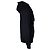 Balmain, schwarzer Cardigan mit Kapuze und geprägtem Logo - Ansicht 4