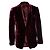 Tom Ford, blazer Velvet shelton color bordeaux