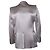 Gucci, zweireihiger Satin-Blazer in Hellrosa Pink - Ansicht 3