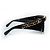 Chanel, occhiali da sole vintage con catena nera Nero - vista 3