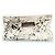 Giuseppe Zanotti, clutch bianco e nero Multicolore