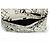 Giuseppe Zanotti, clutch bianco e nero Multicolore - vista 8
