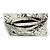 Giuseppe Zanotti, clutch bianco e nero Multicolore - vista 9