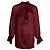 The Row, Weinrote Bluse mit Schleife