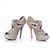 Prada, sandali peep toe con plateau traforati al laser Grigio - vista 2