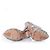 Prada, sandali peep toe con plateau traforati al laser Grigio - vista 6