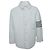 Thom Browne, giacca in shearling con 4 strisce Bianco