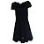 Red Valentino, schwarzes Kleid mit Spitze