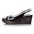 Miu Miu, sandali slingback in vernice Multicolore - vista 2