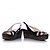 Miu Miu, sandali slingback in vernice Multicolore - vista 4