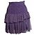 Falda estampada joumi floral morada Maje Púrpura
