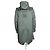 Balmain, parka con cappuccio in cotone verde - vista 2