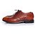 Paul Smith, scarpe con lacci in pelle Broque Marrone - vista 2