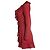 Autre Marque Realisation Kleid mit Rüschen und Sternenmuster Rot - Ansicht 4
