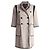 Louis Vuitton, cappotto in tweed nero/bianco con maniche ¾ in taglia FR40/S. Multicolore - vista 2