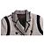 Louis Vuitton, cappotto in tweed nero/bianco con maniche ¾ in taglia FR40/S. Multicolore - vista 6