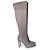 Botas Michael Kors, Jamie suede stretch en taupe Castaño - vista 4