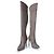 Botas Michael Kors, Jamie suede stretch en taupe Castaño - vista 6