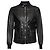 Dolce & Gabbana, Green leather biker jacket