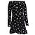 Autre Marque Vestido envelope de estrelas preto e branco Realisation Multicor