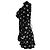 Autre Marque Vestido envelope de estrelas preto e branco Realisation Multicor - vista 2