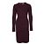 Givenchy, Kleid mit Leopardenmuster in Aubergine Mehrfarben