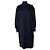 Jil Sander, giacca bomber sport blu lunga