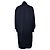Jil Sander, giacca bomber sport blu lunga - vista 3