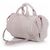Autre Marque Alexander Wang, Rockie Tasche in Hellgrau mit rosafarbenen Nieten.
