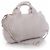 Autre Marque Alexander Wang, Rockie Tasche in Hellgrau mit rosafarbenen Nieten. - Ansicht 3