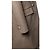 Balmain, beige wool overcoat with gold buttons Brown - view 10