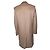 Balmain, beige wool overcoat with gold buttons Brown - view 2