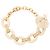 Collana Louis Vuitton in resina a fiore Marrone Beige