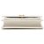 Saint Laurent Monogram Sunset Chain Wallet aus krokoprägtem Leder Weiß - Ansicht 4