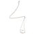 Collana Elsa Peretti in argento sterling Bean 18mm di Tiffany & Co. Metallico