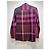 Camisa Burberry Brit a cuadros de algodón Negro Rosa Púrpura - vista 2