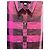 Camisa Burberry Brit a cuadros de algodón Negro Rosa Púrpura - vista 4