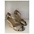Giuseppe Zanotti Plateau-Sandalen aus metallischem Leder Golden - Ansicht 3
