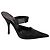 Mules Giuseppe Zanotti in pelle nera con strass Nero