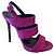 Sandali Giuseppe Zanotti in scamosciato fucsia Porpora - vista 2
