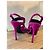 Sandali Giuseppe Zanotti in scamosciato fucsia Porpora - vista 4