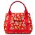 Everyday Balenciaga Navy Cabas Tragetasche mit Blumenmotiv Rot
