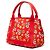 Everyday Balenciaga Navy Cabas Tragetasche mit Blumenmotiv Rot - Ansicht 2