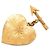 Spilla Chanel Logo Heart Arrow 93A D'oro - vista 2