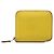 Hermès Cartera compacta de seda Azap Hermes en amarillo