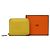 Hermès Cartera compacta de seda Azap Hermes en amarillo - vista 7