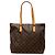 Borsa a Spalla Louis Vuitton Monogram Cabas Mezzo Marrone