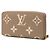 Louis Vuitton Monogram Empreinte Bicolor Zippy Wallet Beige Grau Roh - Ansicht 2