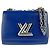 Bolso de Hombro Louis Vuitton Epi Twist PM Azul