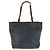 Borsa Tote Chanel Vintage Coco Mark in marmo con catena Nero